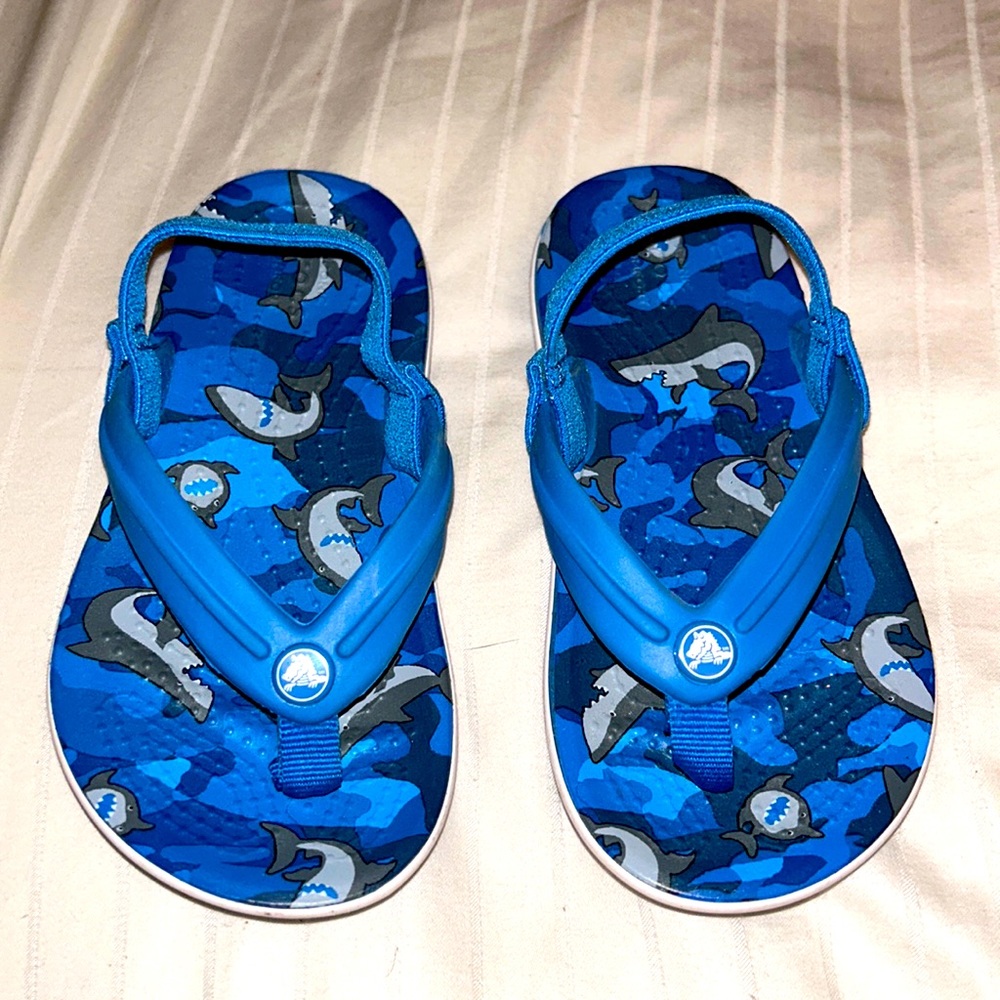 Crocs flip flops size 8c